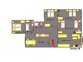 Apartman Dlouha 2ab Prága